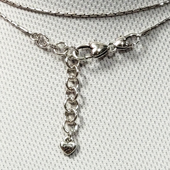 BRIGHTON RETIRED PURE LOVE RARE SLIP CHAIN PENDENT NECKLACE NWOT ✨️ - Picture 6 of 6